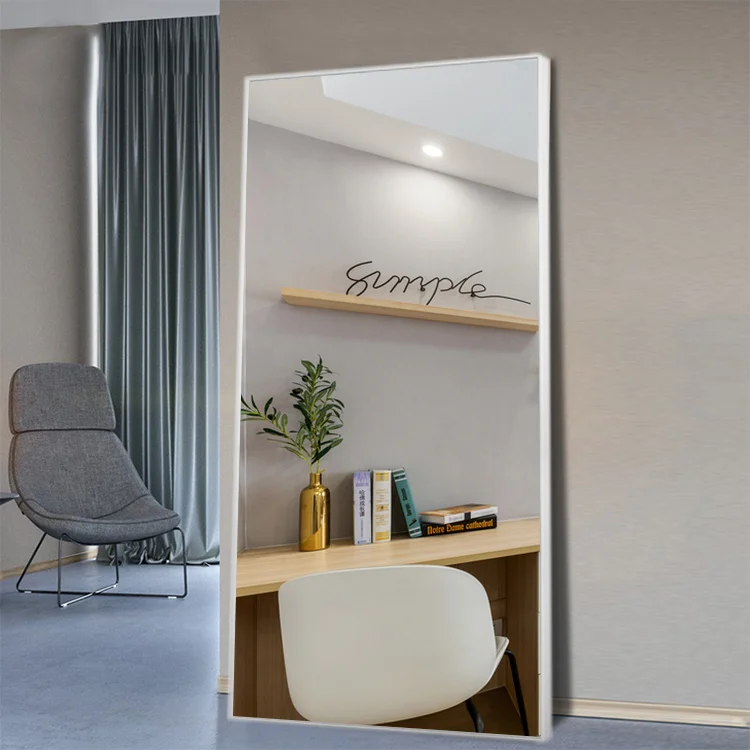 wholesale Factory standing wall mirror full length dressing mirror with frame floor mirror
