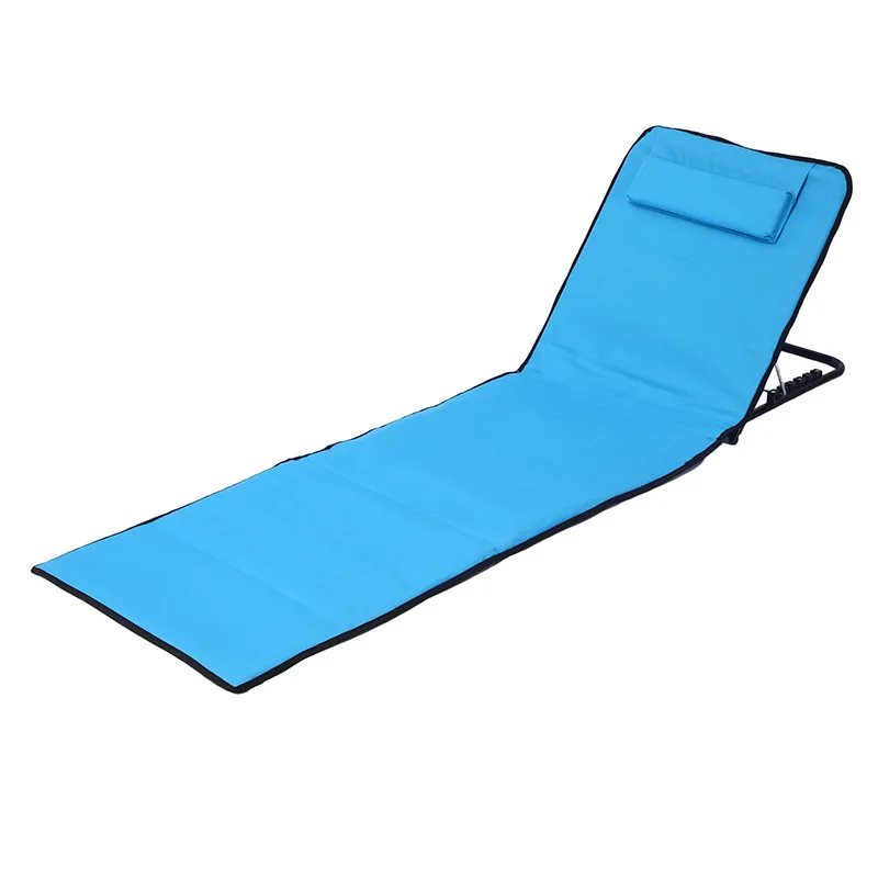 Comfortable Portable Beach Lounger chair Tanning Mat for Sunbathing Lightweight Foldable Beach Chair for Adults