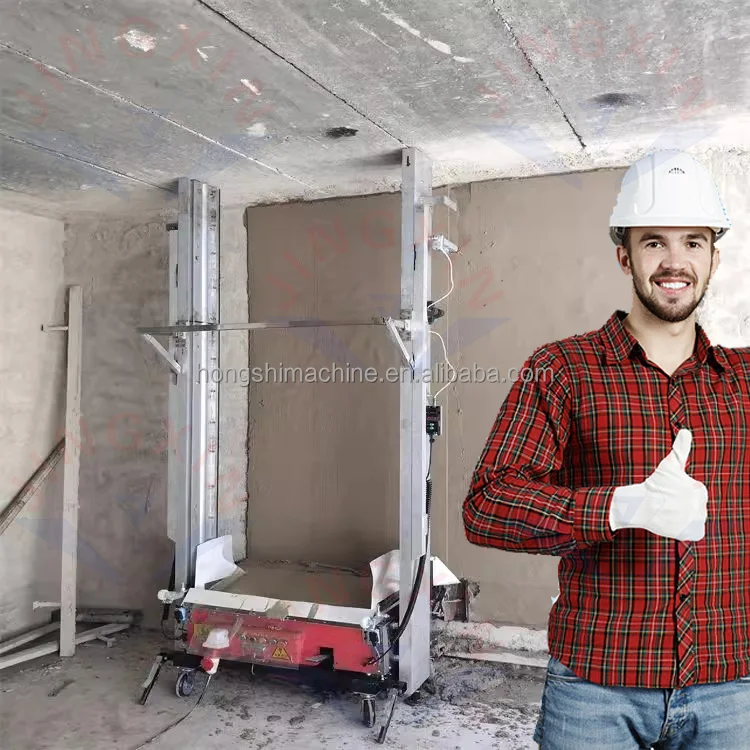 Automatic Plastering Machine Powder Wall Machine Cement Wall Brick Concrete Plastering Machine for Interior Wall Renovation