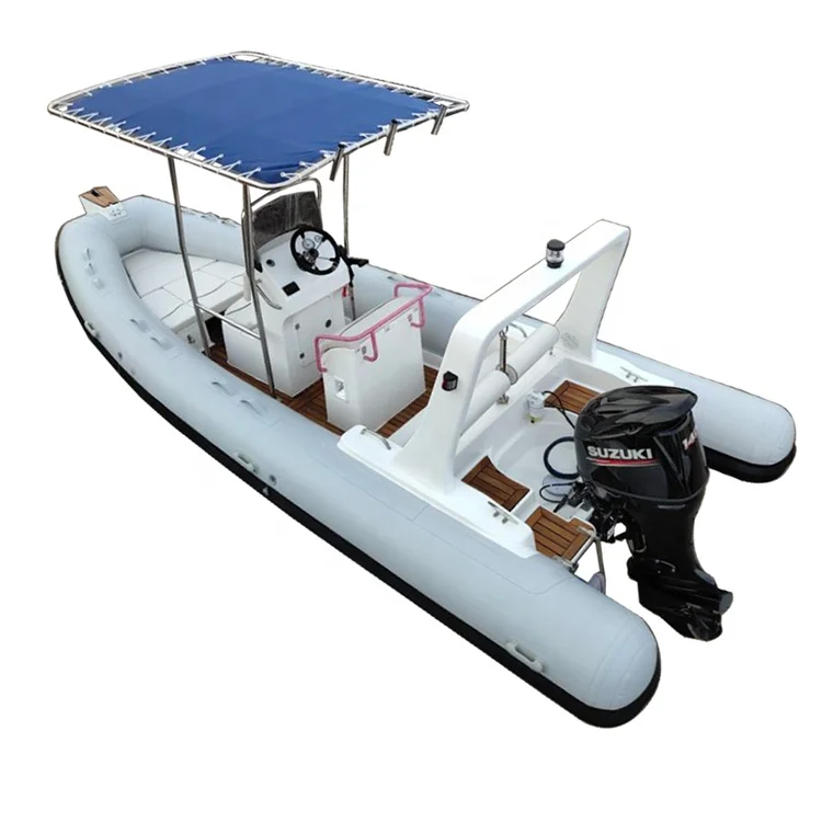 2024 Year New Luxury 6m Center Console Rib Hypalon Inflatable Boat for 8 Persons Yachts Genre