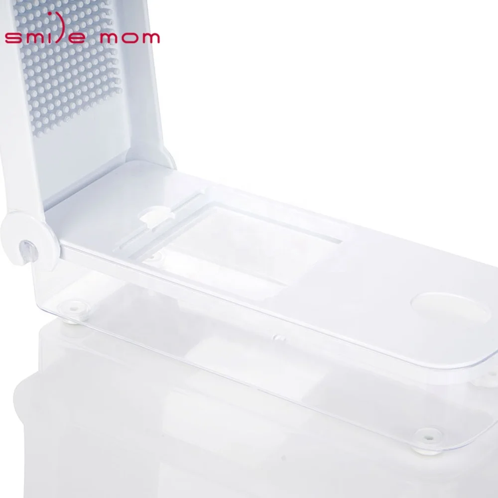 Multifunctional Mandolin slicer Smile mom 4 in 1 Kitchen Plastic Manual Onion Slicer Vegetable Dicer With Hand Guard