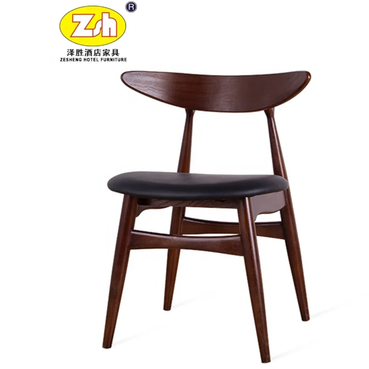 wood restaurant dining chair make in Foshan ZH-B027