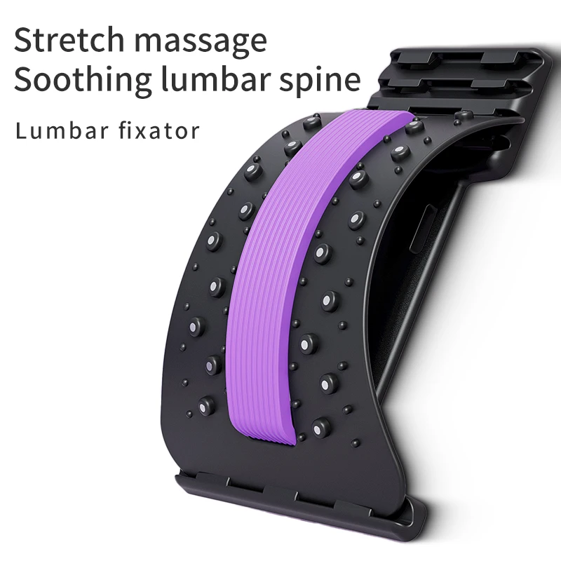 Back Massager Stretcher Equipment Massage Tools Massageador Magic Stretch Fitness Lumbar Support Relaxation Spine Pain Relief