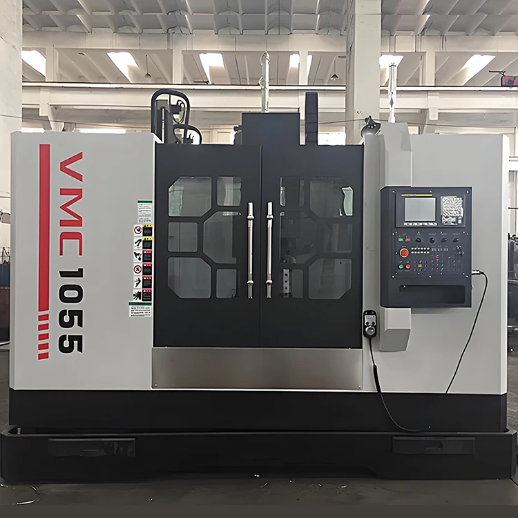 Custom High rigidity CNC Mill machine with tools VMC1055 heavy-duty machining, Fanuc system vertical CNC vmc milling machine