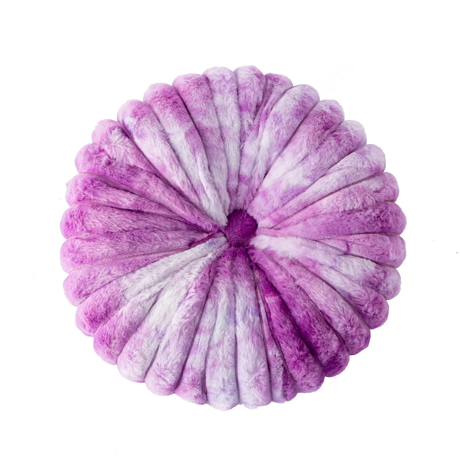 Luxury Round Throw Pillow Handcrafted Pumpkin Rabbit Plush Floor Pillow Couch Bed And Chair Cushions