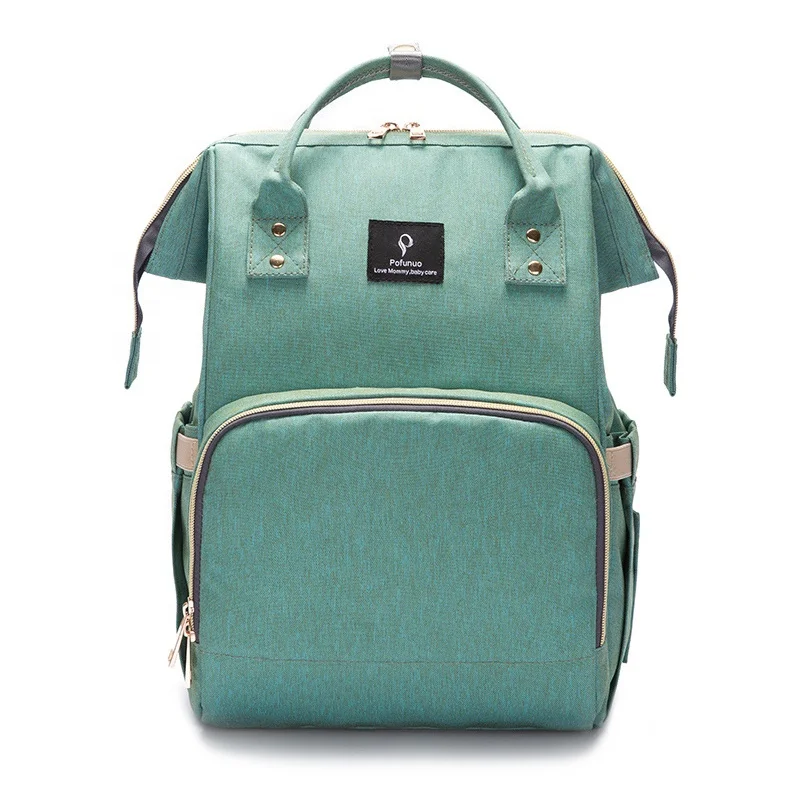 2024 New  customized wholesale  3 in 1 Portable USB  Custom Backpacks Mummy Travel Baby Crib Bed Bags Set diaper bag backpack