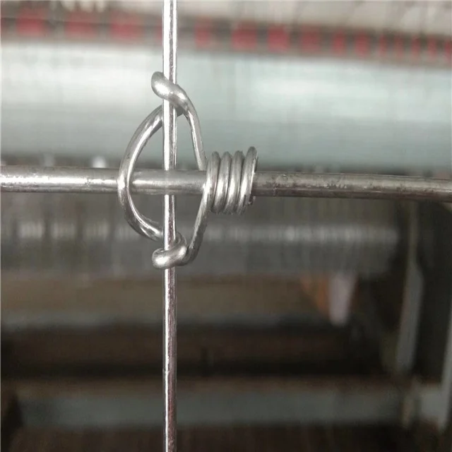 Hot dipped galvanized fixed knot field fencing for deer fence