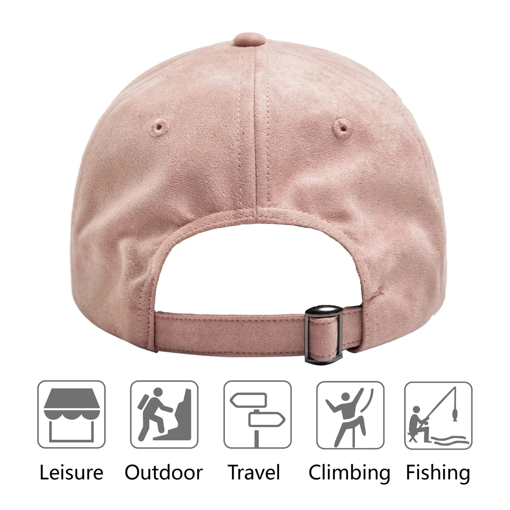 BSCI Manufacturer Custom Unisex Mens Dad Hat Gorras Fitted Plain Suede Baseball Cap