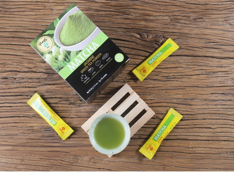 
Organic jasmine matcha green tea powder 