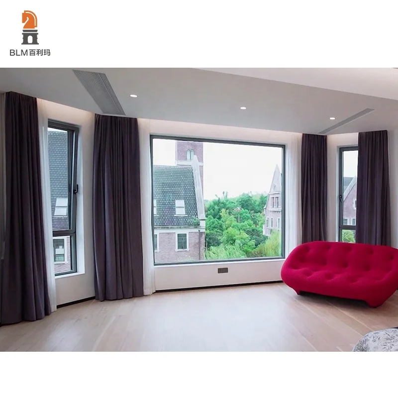 High Quality American Style Modern windows Living Room Villa Living room Hurricane Prevention soundproof windows