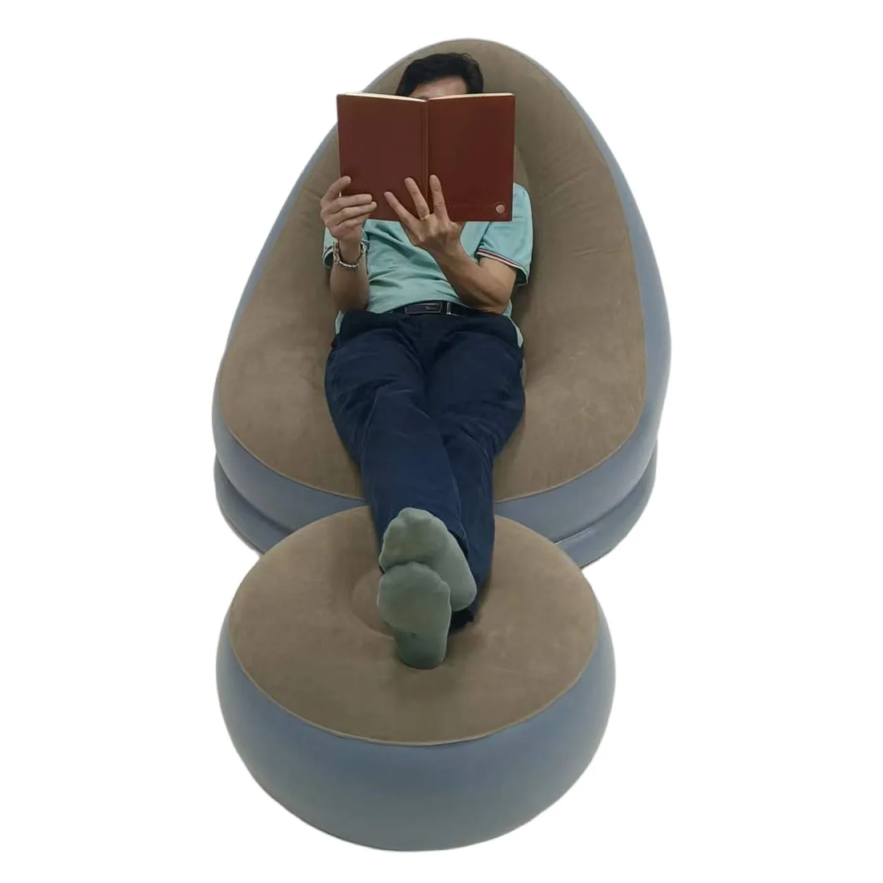 Portable Modern & Chinese Style Inflatable Sofa Cushions Foldable Massage Living Room & Bedroom Furniture Outdoor Use