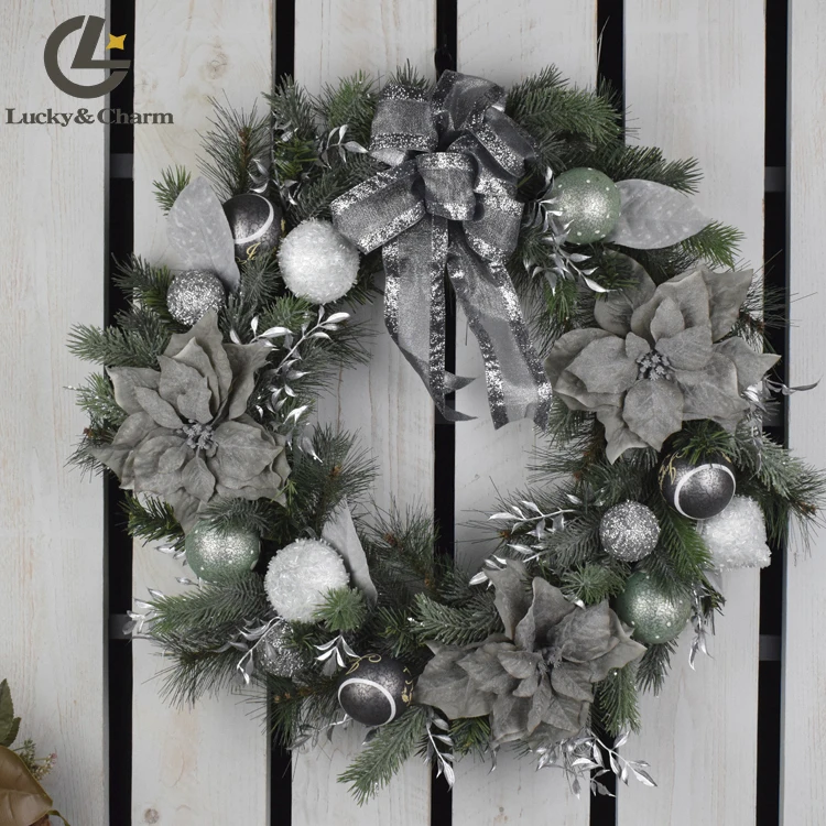 Bulk christmas decorations luxury wreath garland for front door christmas
