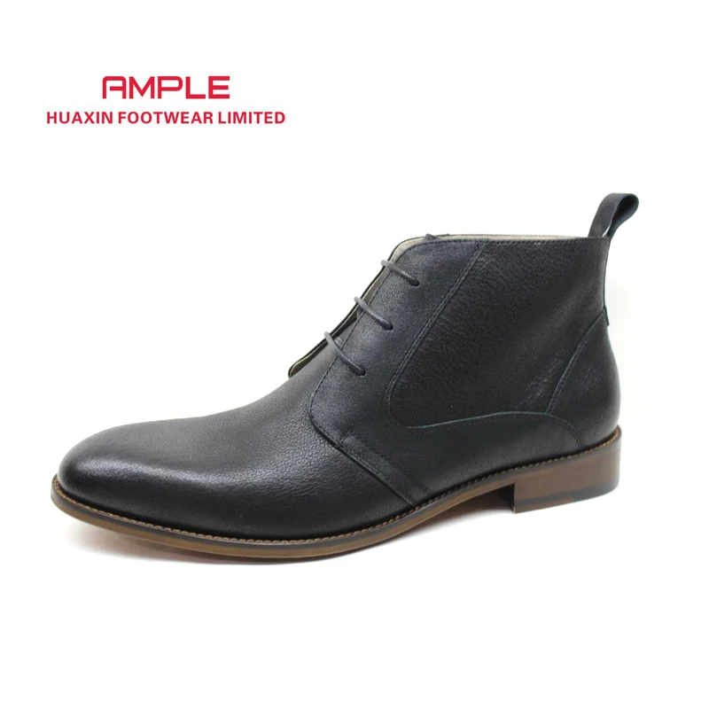 
Men fashion office dress genuine leather boot men leather formal Heel Boots 