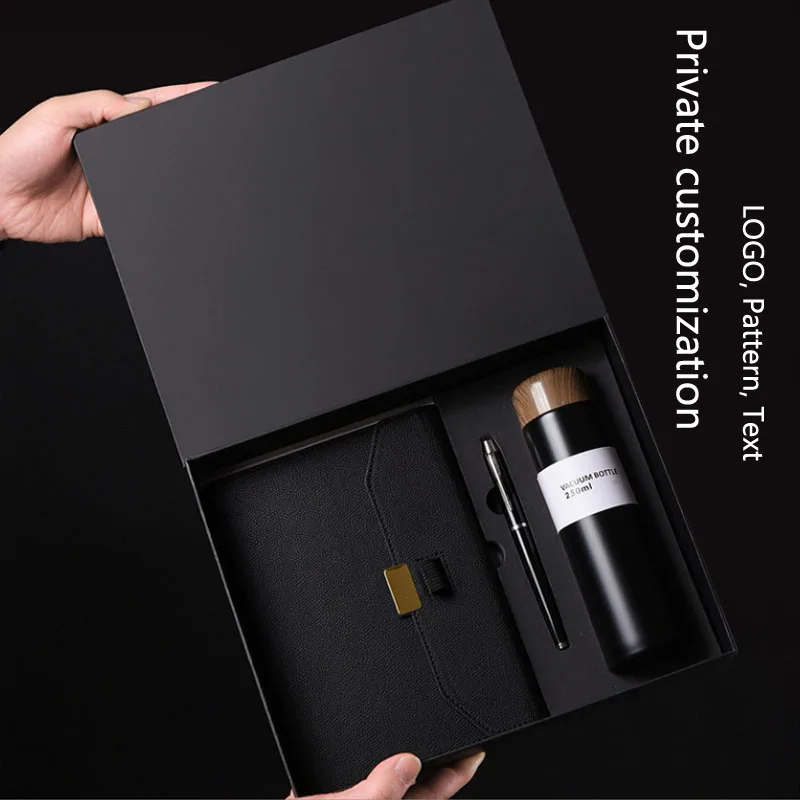 Manufacture Company Office Stationery Gifts Pen Notebook PU Leather Corporate Luxury Business Gift Set