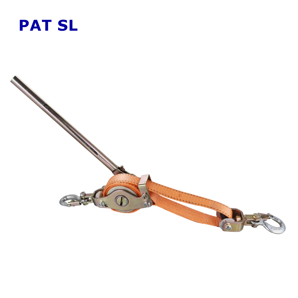 Top Quality 2 ton Wire Rope Cable Puller Hand Puller with webbing strap belt For Tightening Wire cable tightener