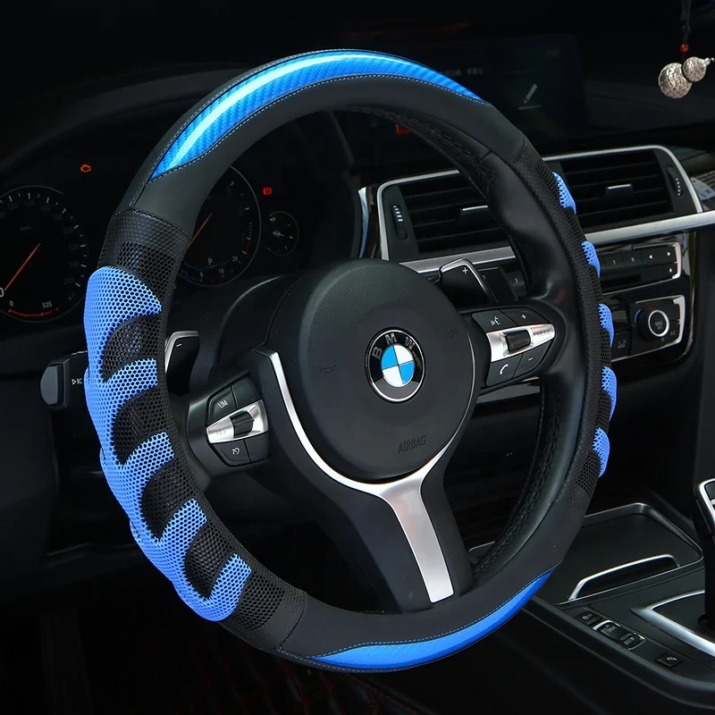 3D honeycomb type Universal Leather Car Steering Wheel Cover