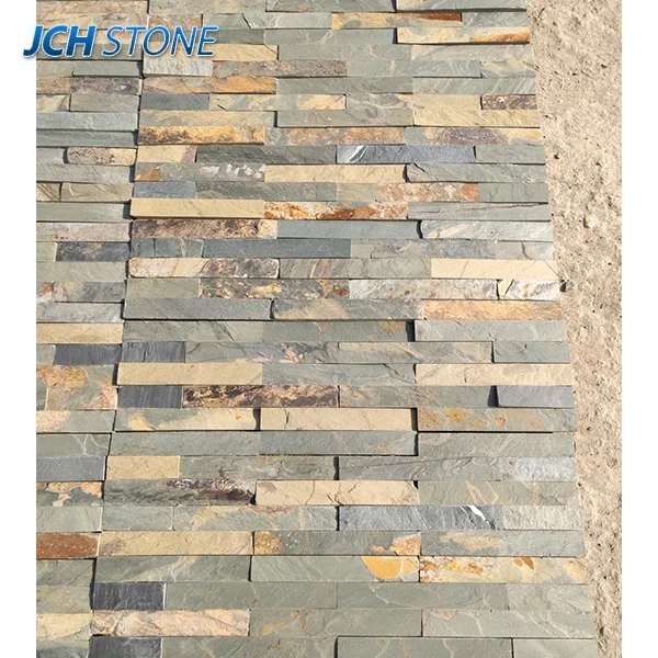 Китайская фабрика каменная фасадная плитка из натурального шифера облицовка