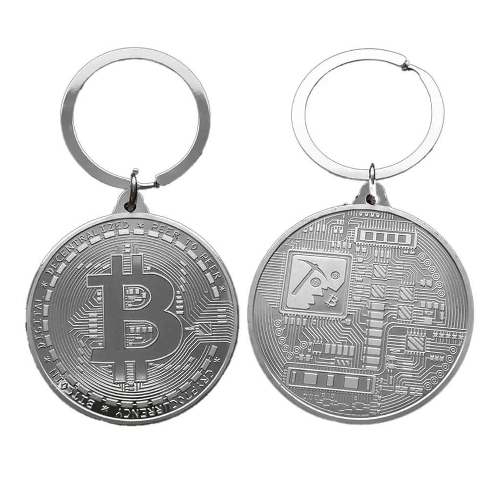 Custom Company Logo Metal Die Cast Round Coin Metal Keychain Maker keyholder