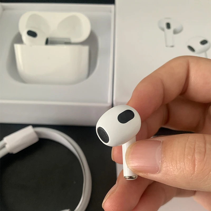 Лучшие Air pro 4 1:1 оригинальные беспроводные зарядные наушники airpods 3 переименованные