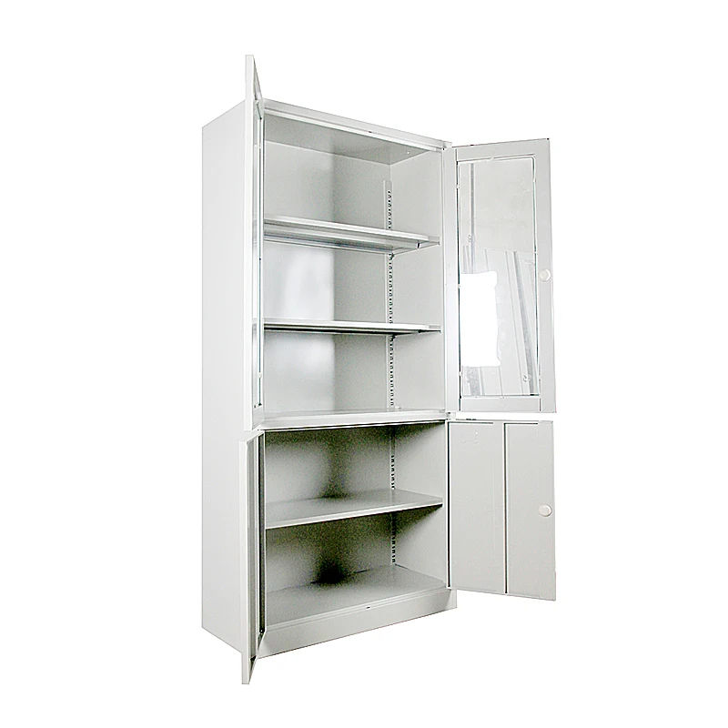 Multifunction Fireproof 4 Doors Filing Storage Cabinet Adjustable Shelves Office Furniture File Cabinet