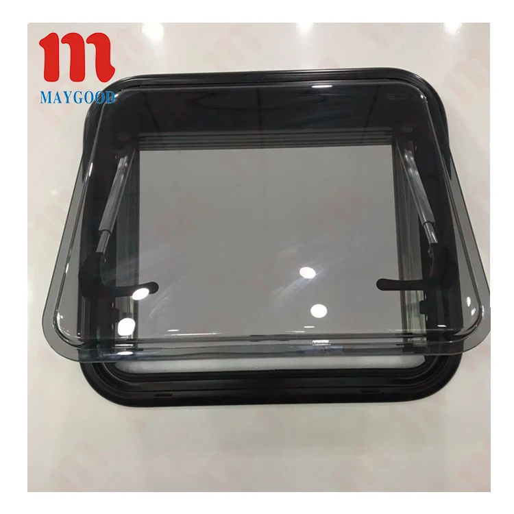 Maygood aluminum 350x500mm MG17RW RV rounded corner window with E13 for RV caravan and modified car