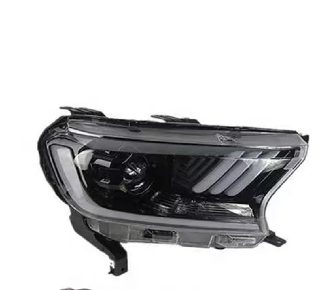 Headlight For Ford Ranger Everest 2016-2021 LED Auto Headlight Assembly Upgrade Mustang Design LHD RHD Signal Lamp Accessories