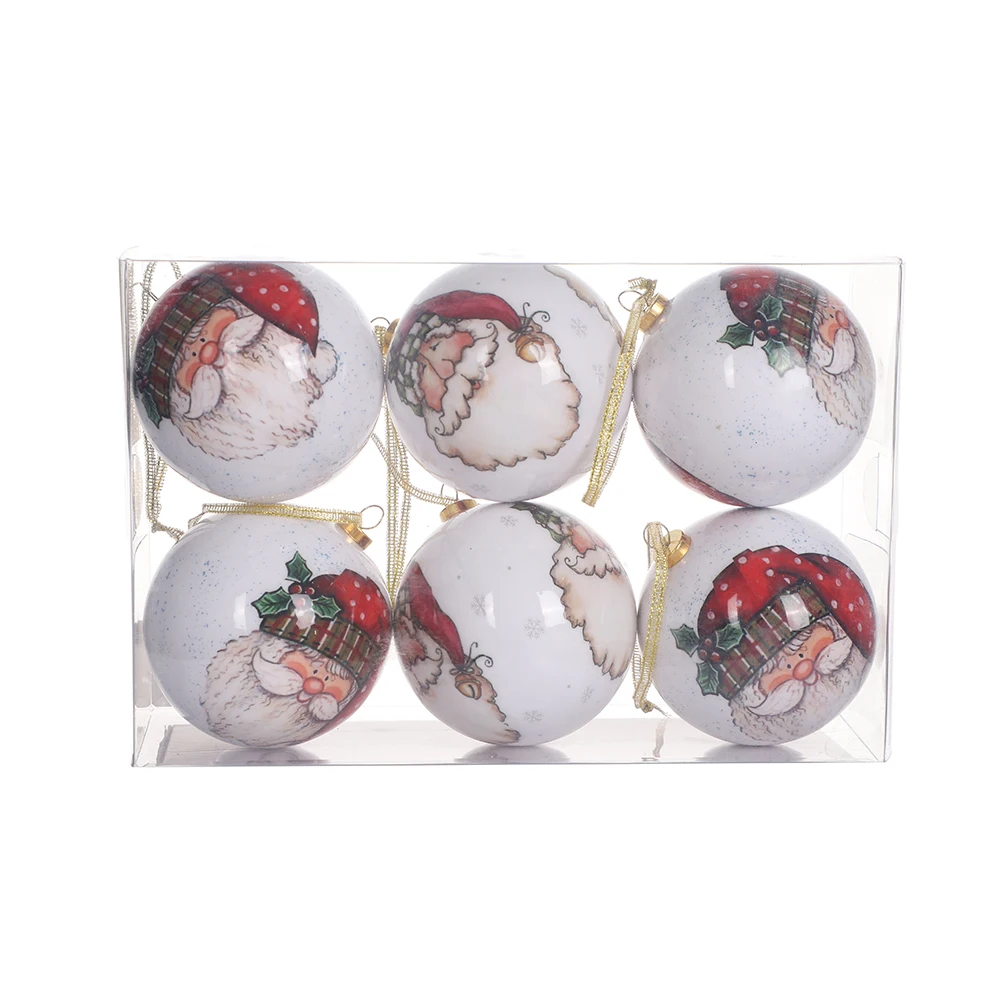 Factory Wholesale 8cm Christmas Foam Ball Baubles Home Holiday Christmas Decorations Ornaments adornos de navidad