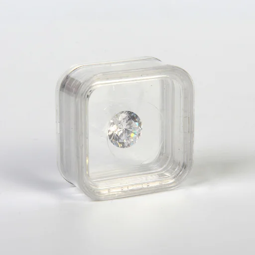 Diamond Gemstone Display Case Gem Jewelry Trinket Storage Container Tray