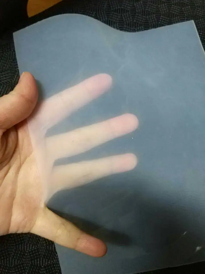 Мягкий прозрачный медицинский пищевой силиконовый резиновый лист в рулоне