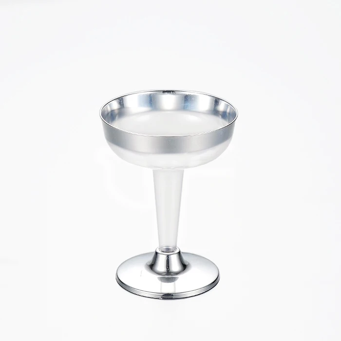 Disposable 4oz Party Cocktail Wine Cups Decor Clear Toasting Wedding Glasses Plastic Champagne Flutes Goblets