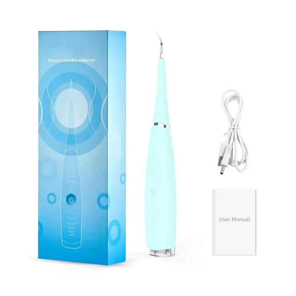 Portable Electric Ultrasonic Dental Scaler Tooth Calculus Tool Sonic Remover Stains Tartar