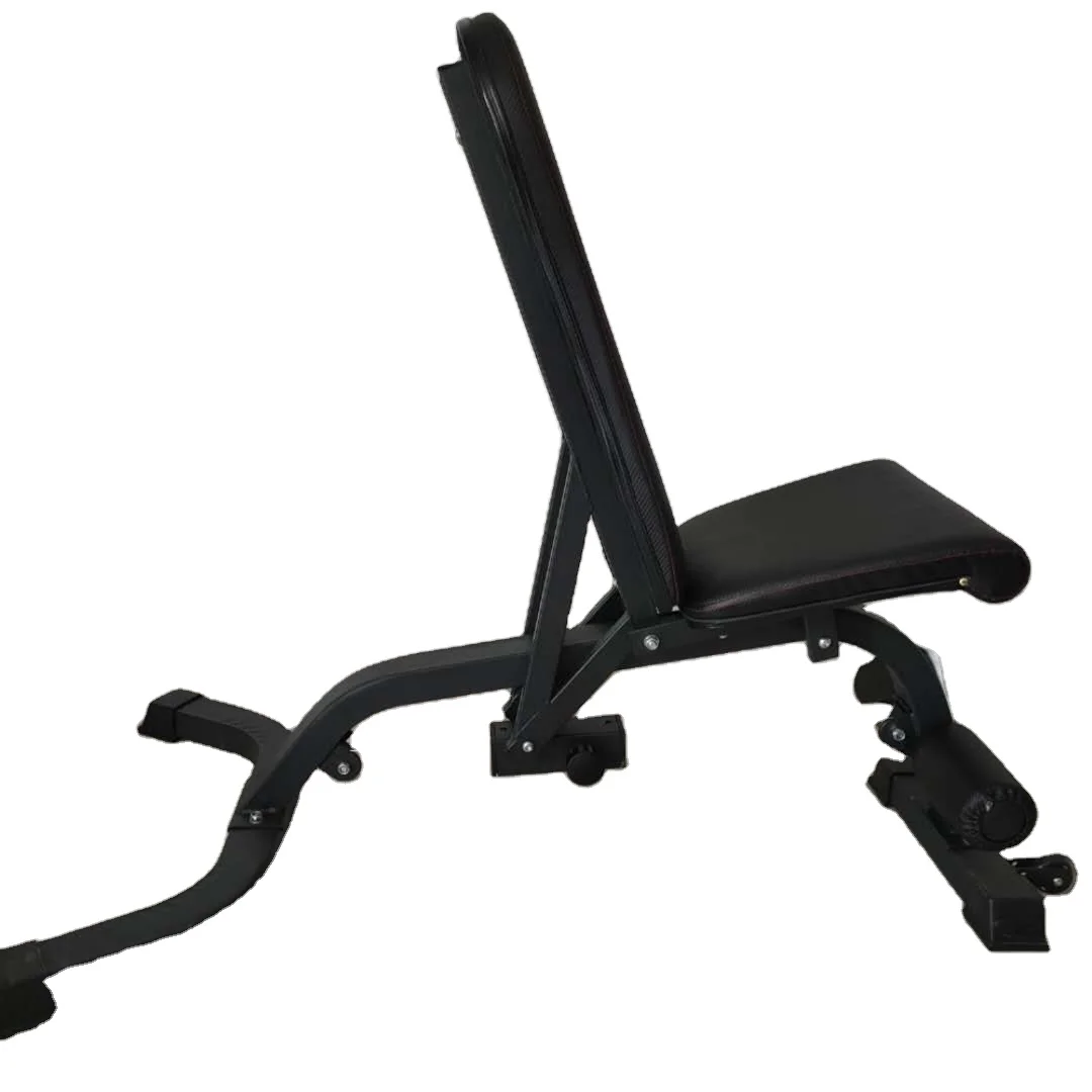 
Commercial black fitness chair can be folded and adjustable with high quality for both men and women 