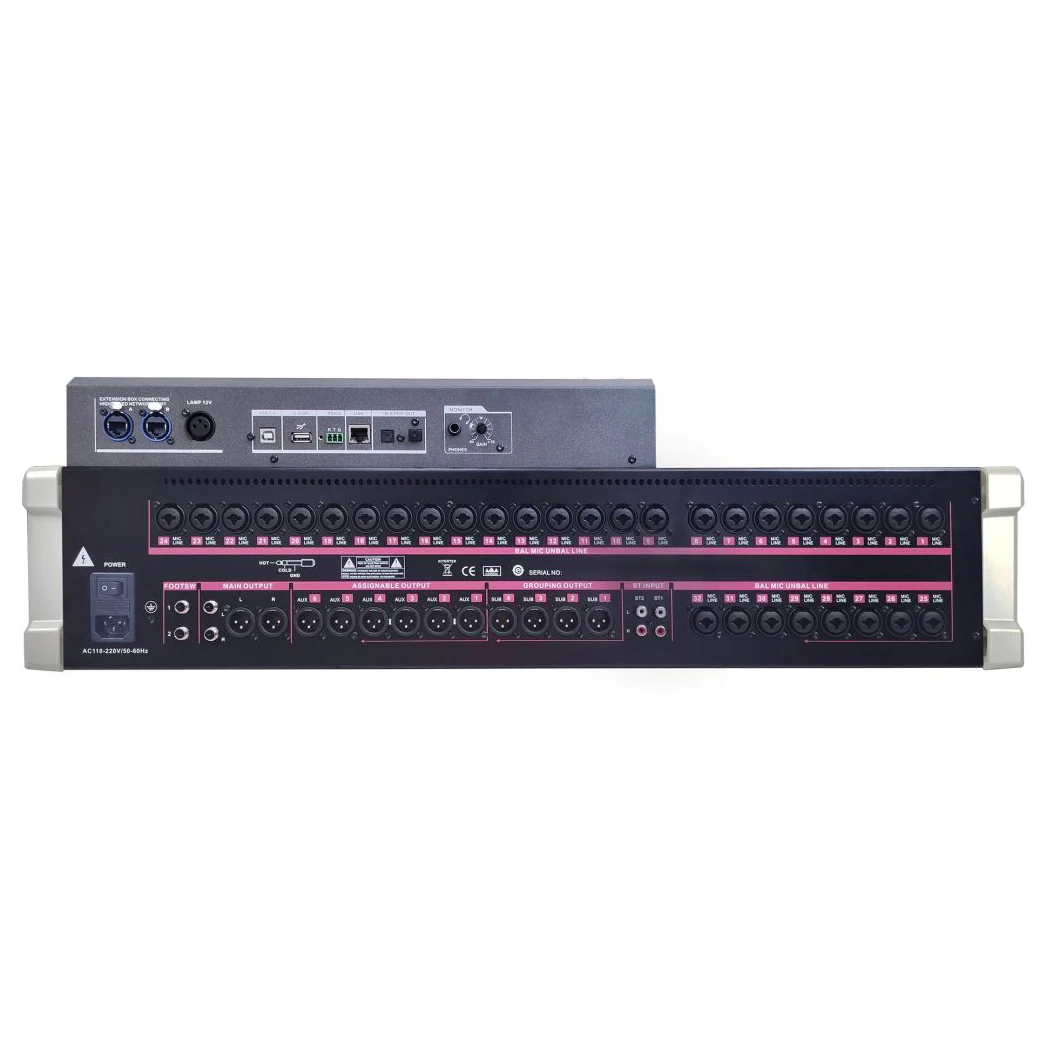 Professional Audio 32 Channels  Digital Mixer DM32 Sound Equipment With Touch Screen  Support Multi-OS Recording Console System
