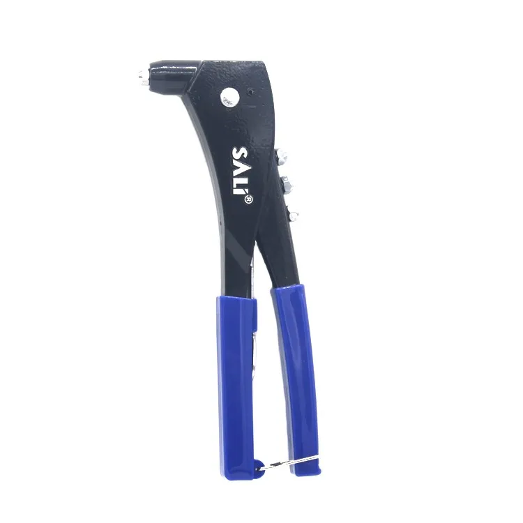 SALI 10 inch labor-saving manual hand riveter gun, high-hardness aluminum alloy riveter gun holder rubber handle riveter