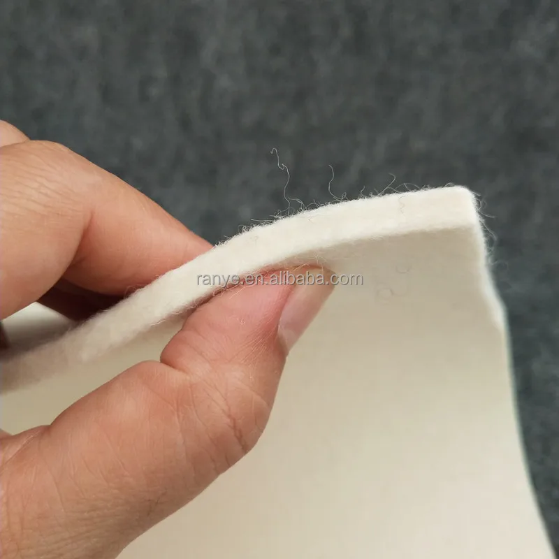 3mm 5mm 8mm Thick White Industrial Pressed Wool Felt Plain SAE Woolen Felt Sheet