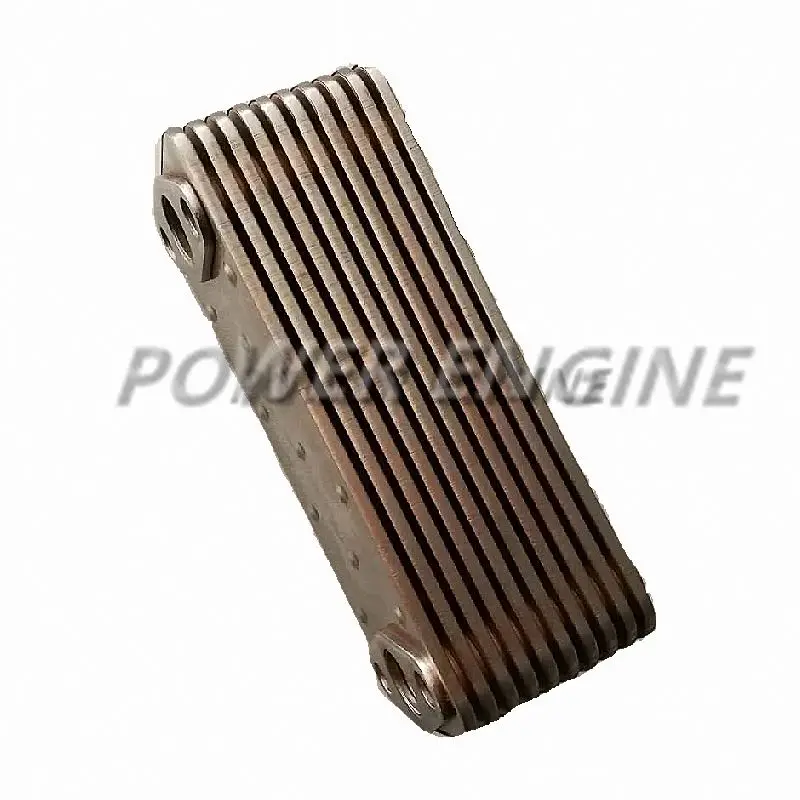 Generator sets and parts stainless steel oil cooler core for engine cooling system 4095097 3969867