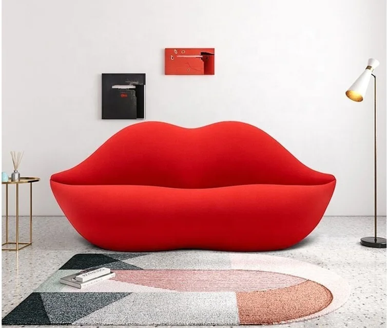 Современный диван Red Lips новый дизайн популярные секционные диваны для гостиной дизайнерский высокого