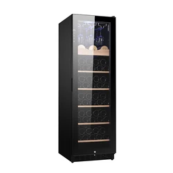 LANYI Hot Sale LZ-270L1 Wine Cooler 101 Bottle Wine Chiller Single Door Low Noise Wine Cooler Refrigerator