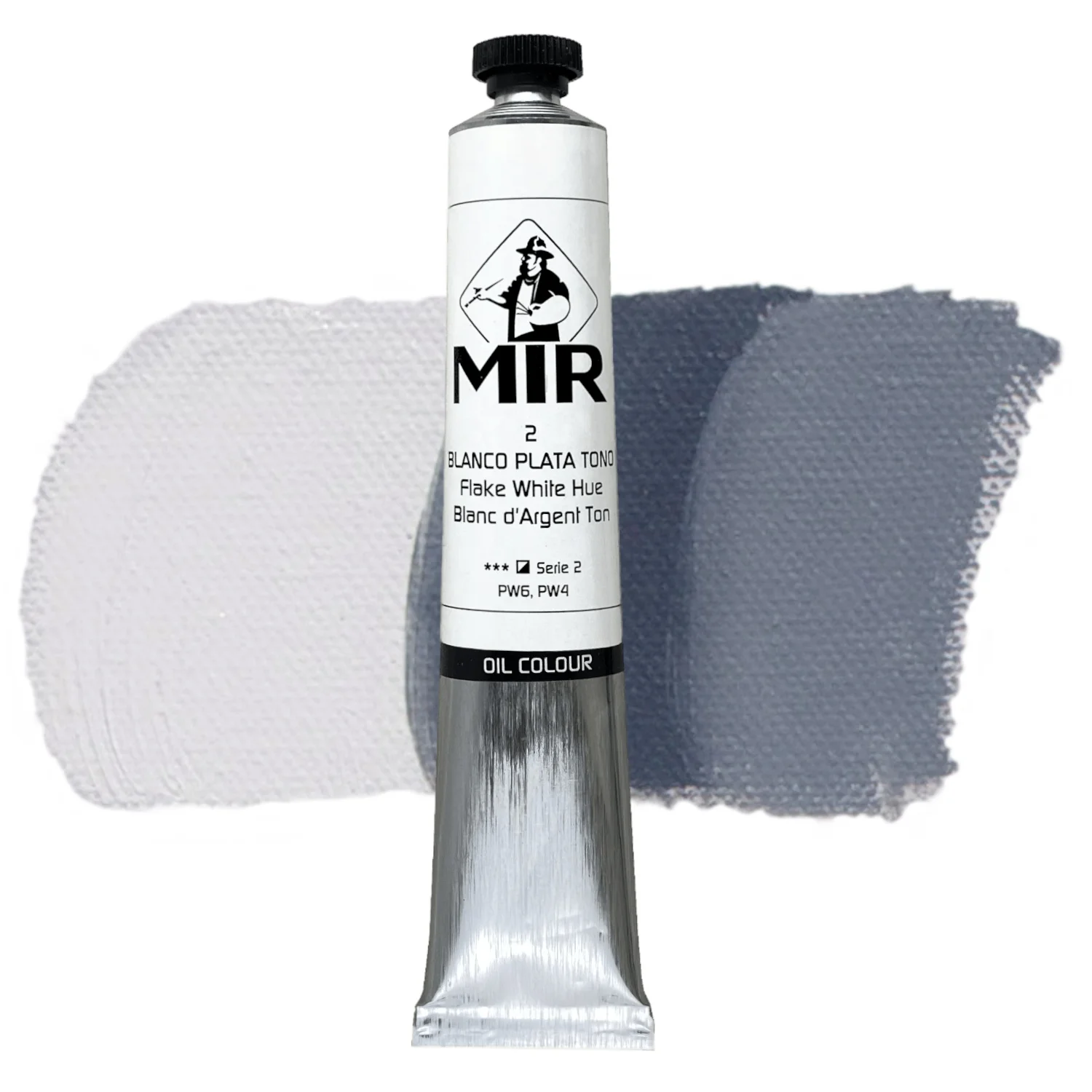 Extrafine 60ml FLAKE WHITE HUE Oil Paint for Fine Art Crafts and DIY for Canvas Packaged Set