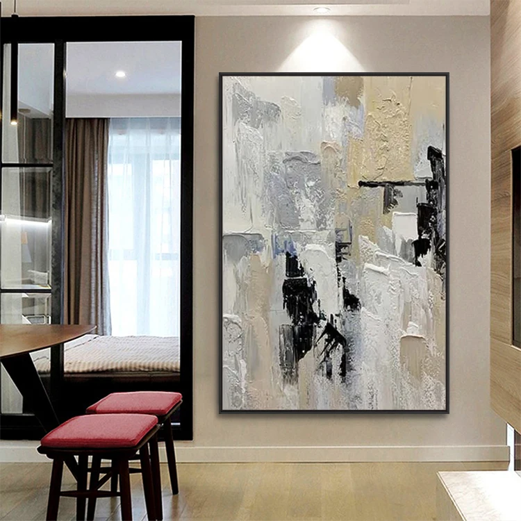Abstract 3D Texture Nordic Interior Design Wall Art For Restaurant Decoration Other Paintings