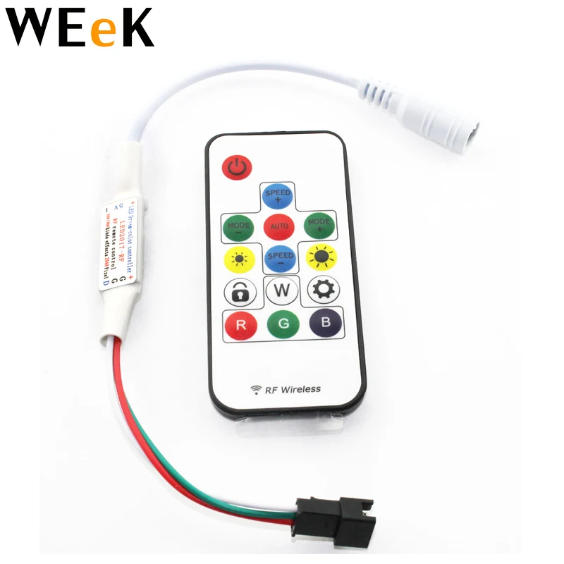 SP103E светодиодный контроллер DC 5V 12V 14key беспроводной пульт дистанционного управления свет WS2811 WS2812B 30 светодиодов 60 менее rgb жизни украшение дома