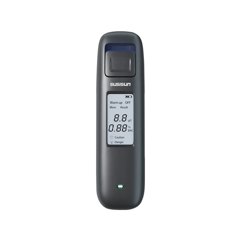 Rechargeable Portable Digital Non-Contact Breathalyzer Air Blowing Detector Alcohol Tester
