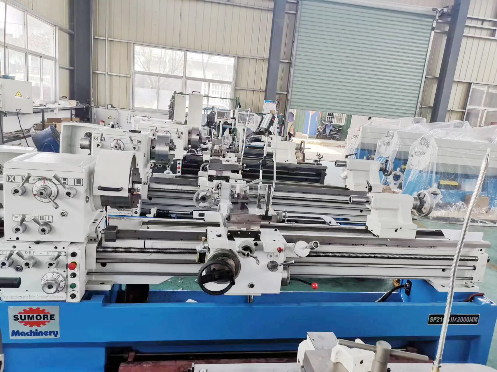 410/460mm Lathe C6241 C6246 New Design 1/1.5/2 M Parallel Manual Gap Bed Lathe Machine for Metal SP2114