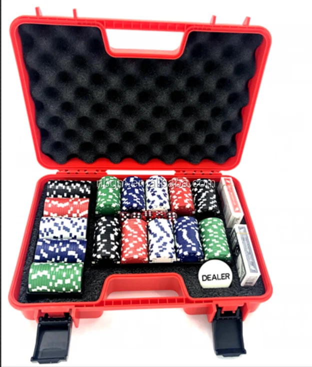 
300 PCS 11.5g Dice Poker Chips set with Waterproof shockproof protective plastic case with foam &nbsp;<strong><span style=
