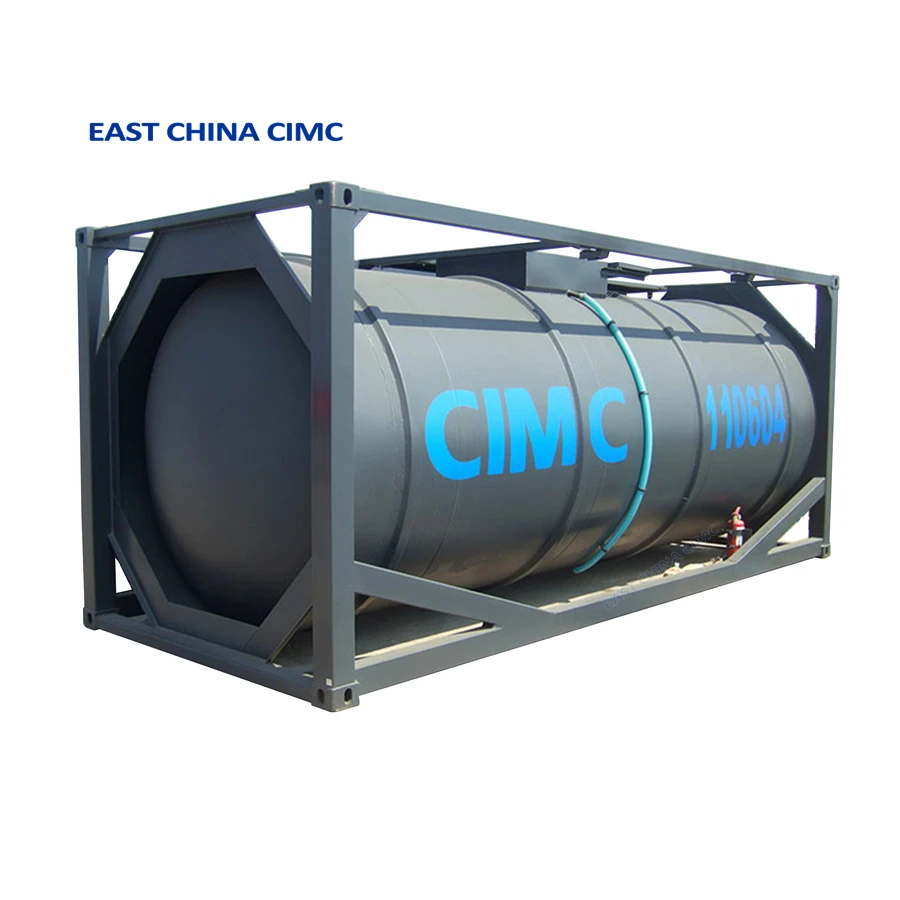 20ft 20cbm HCL tank container used for transporting hydrochloric acid