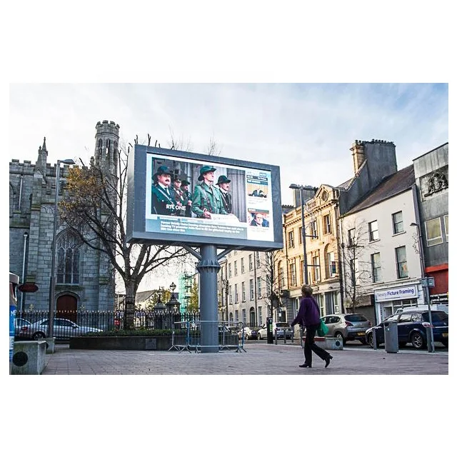 Outdoor Shop Front Service Advertising Sign Board P4 Wall Mount Storefront Digital Billboard Panel P5 Store Led Display Screen