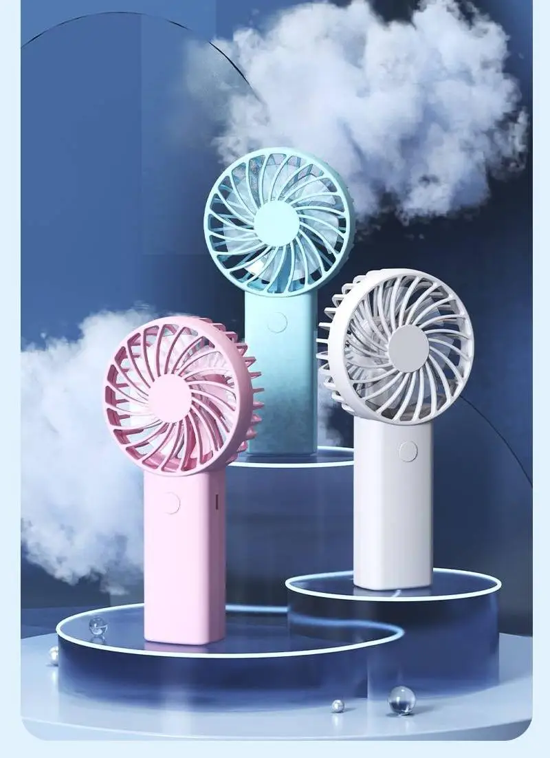 7 blades big wind 3 block wind drive away the heat Big battery long life dormitory home camping usb portable fan