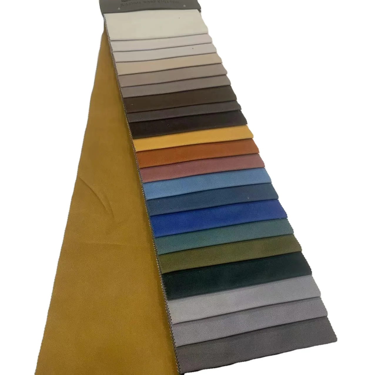 JL24708 -- Factory Provided Best Quality Stocklot Polyester Flock Velvet Upholstery Home Textile holland sofa fabric