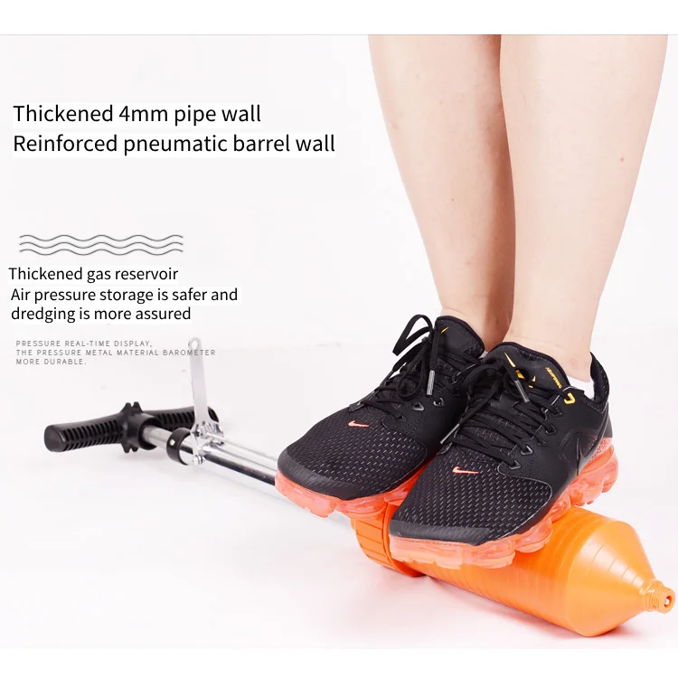 Drain Opener High Pressure Pump Cleaner Dredge Toilet Plunger Air Blaster Sink Pipe Uncover Remover Pipe Bath Dredging Clog