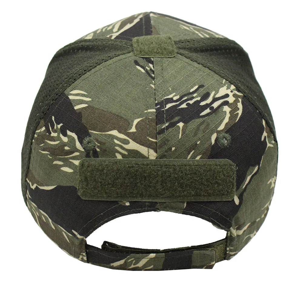 Wholesale Factory In Bulk Stock Adjustable Outdoor Cotton Jungle hat Skull Cap Camouflage Baseball cap Camo
